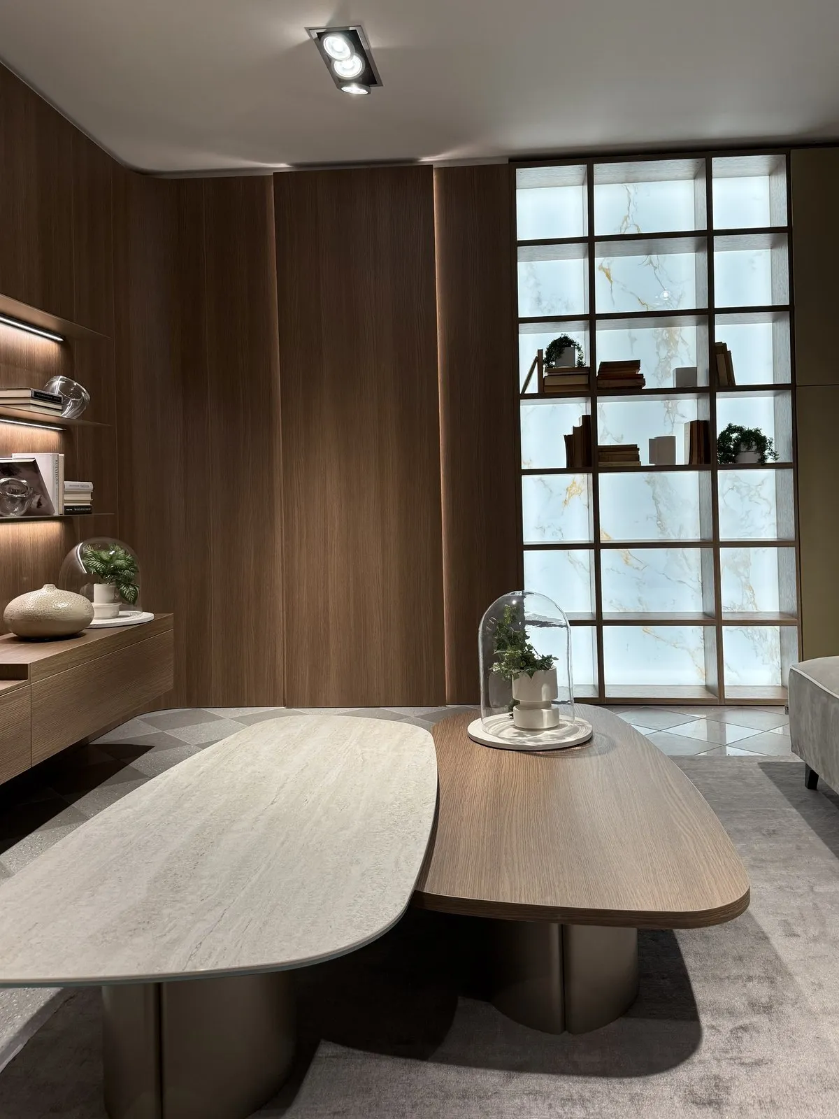 Italský nábytek v showroomu